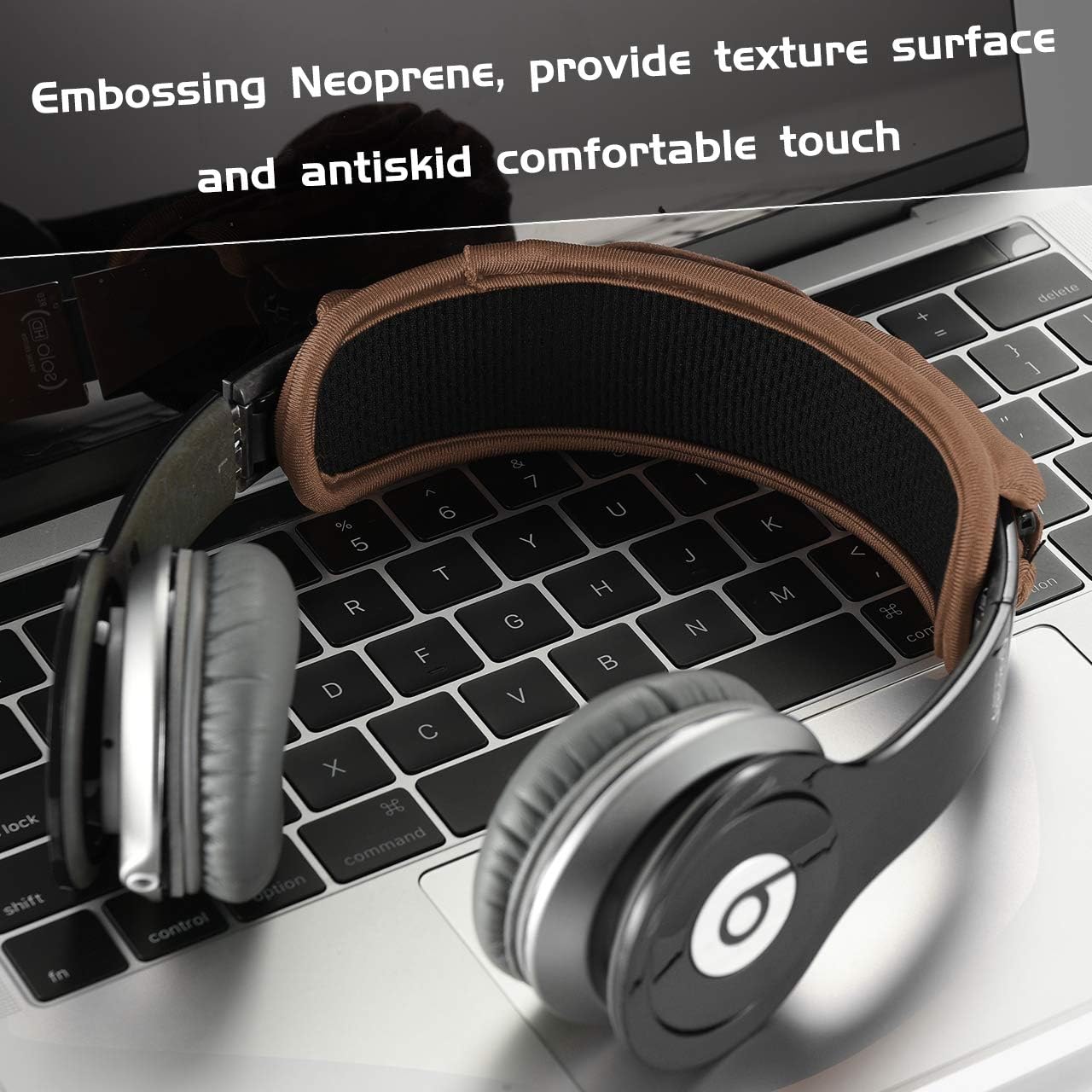 TXEsign Universal Replacement Headband Cushion Pad Cover Protector Compatible with ATH M50X, QC 35i/35ii, QC25, Solo 2/Solo 3, Studio 2/3 Headphones (Brown)