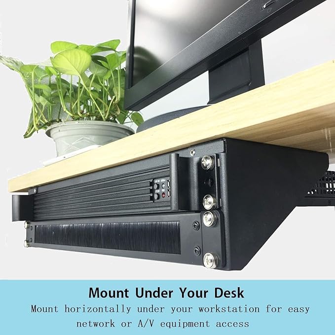 JINGCHENGMEI 2 Pack of 19 Inch 2U Heavy Duty Vertical Wall Mountable Rack and 125 lb Wall Mountable Server Rack (2)