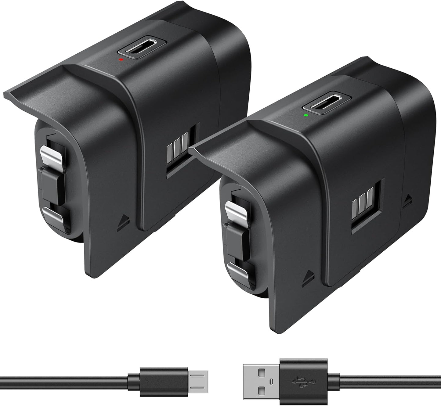 Rechargeable Xbox Controller Battery Pack, Play & Charge Kit for Xbox One/Xbox Series X|S - 40H Playtime, 2.5H Full Charge, with Cover & Charging Cable, Xbox Accessories for Xbox One S/One X/One Elite