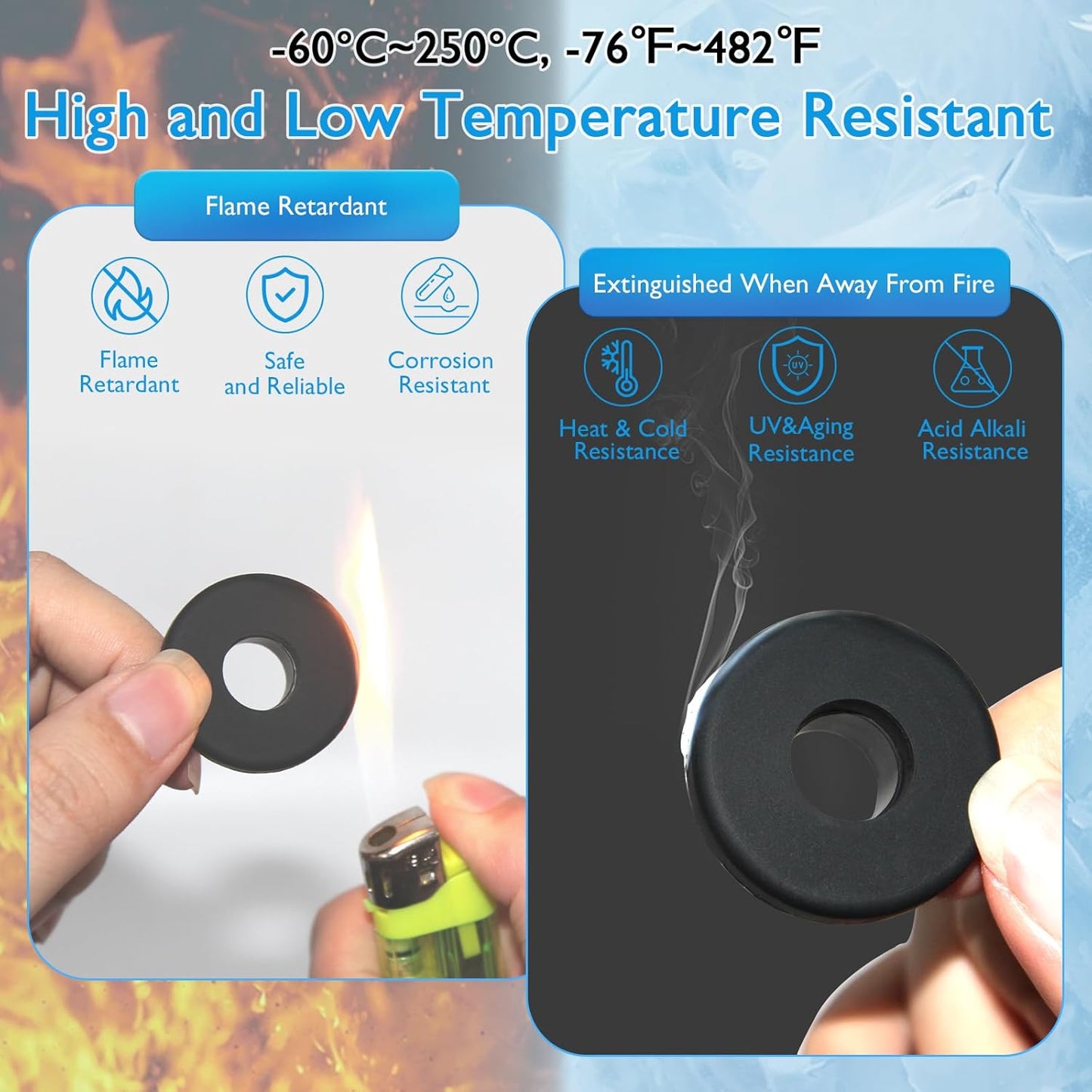 25 Pcs 5/16" Drill Hole, 3/16" ID Silicone Rubber Grommets for Wiring, Top Hat Grommets for Tubes Cables, Waterproof L-Shape O-Ring Seal Hose Gasket in Hydroponic Irrigation Systems