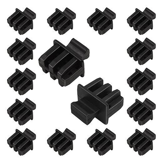 SFP SFP+ XFP Dust Covers Caps Suitable for Open Slot on Network Switch Silicone Type C 50pcs/Pack