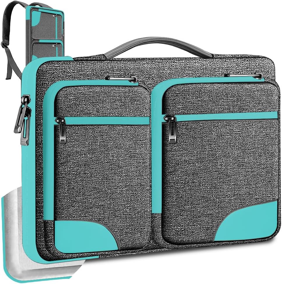 ZINZ Laptop Case 15 15.6 16 inches Sleeve Slim Briefcase Spill-Resistant Handbag for Most Popular 15" 15.6" 16" Notebooks，G01BL02