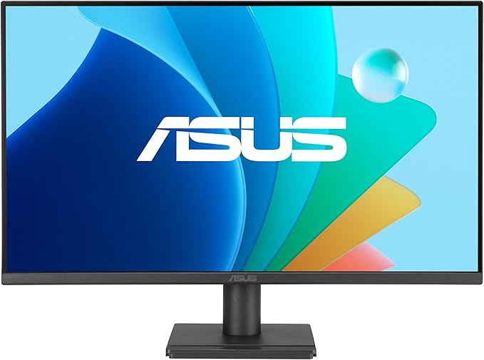 ASUS 27” Eye Care Monitor (VA279QG) – IPS, Full HD, 99% sRGB, Frameless, 120Hz, Adaptive-Sync, 1ms, Speakers, HDMI, DisplayPort, VGA, Low Blue Light, Flicker Free, Wall Mountable, 3 yr Warranty