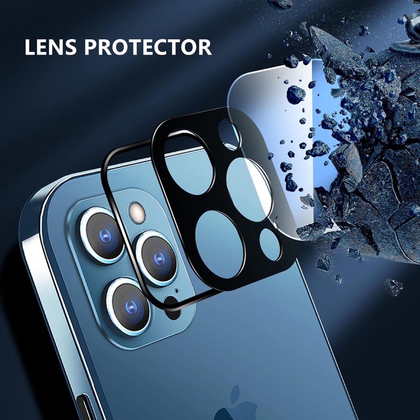 Anti Peeping Case for iPhone 13 Pro Max, Jonwelsy 360 Degree Front and Back Privacy Tempered Glass Cover, Anti SPY Screen, Anti Peep Magnetic Adsorption Metal Bumper for iPhone 13 Pro Max (Blue)