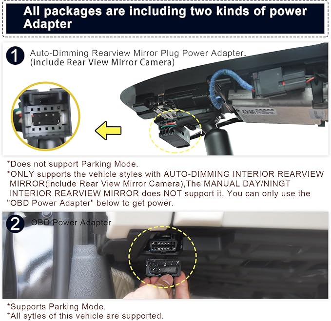 4K Dash Cam Custom fit for GMC Yukon, Yukon XL 2021-2022 (Model B), SLE SLT AT4 Denali, Integrated OEM Look, UHD 2160P Video, WiFi & App, G-Sensor, Loop Recording, Easy to Install, 64GB Card