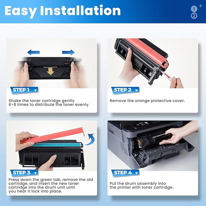 CE505A 05A Toner Cartridges Black (2-Pack) Laser Jet P2035 P2050 P2056 Compatible with HP 05A 05X Toner Cartridges for Laser Jet Enterprise P2035n P2055d P2055dn P2055x