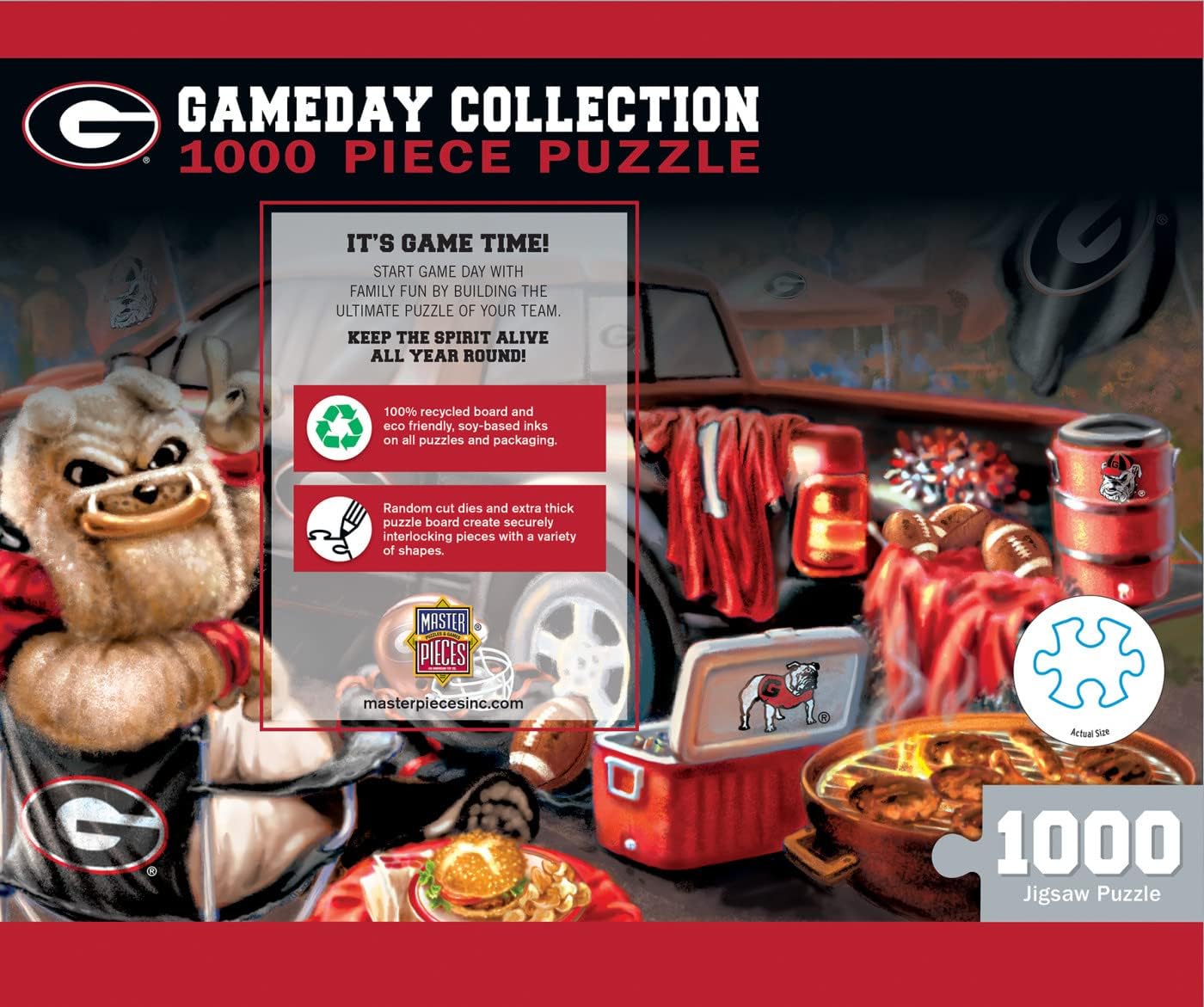 Masterpieces NCAA-Teams Unisex-Adult 1000-Piece Gameday Tailgate Puzzle