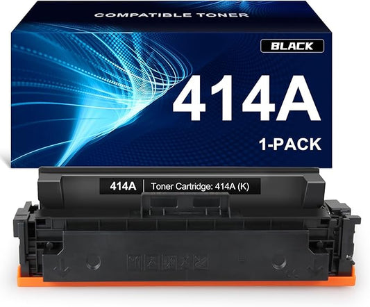 414A Compatible Toner Cartridge Replacement for HP 414A W2020A 414X W2020X Works with M454 M454dw M454dn MFP M479 M479fdw M479fdn M479dw M455dn M480f Printer W2020A (1 Black)