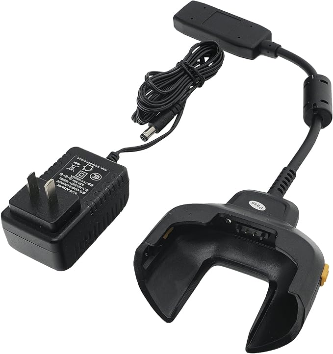 TC70 TC77 TC72 TC75 TC70X Scanner Charger Cable for Symbol Zebra PDA, Android Barcode Scanners Charger, Includes Power Supply(CHG-TC7X-CBL1-01)