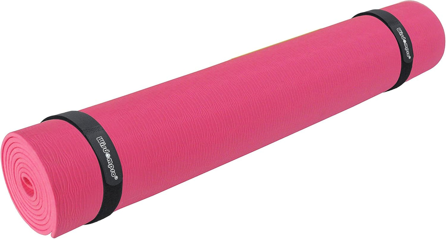 12 Pack 1 x 18 Inches Hook and Loop Reusable Fastening Cable Tie Down Straps by Wisdompro - Reusable, Durable Functional Cinch Strap to Keep Your Home, Office, Workspace from Tangled Messes of Cords