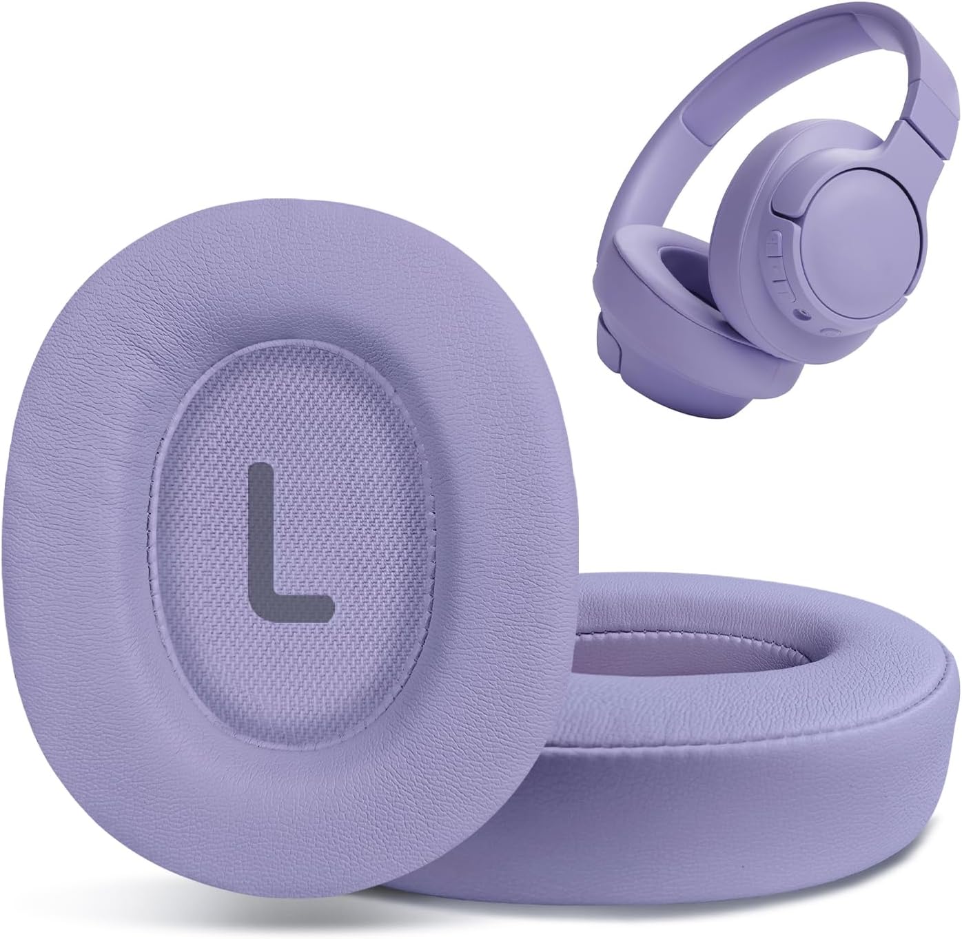 Replacement Ear Pads for JBL Tune 700(700BT)/710(710BT)/720(720BT)/750(750BT,750BTNC)/760(760NC)/770(770NC) Headphones, Headset Ear Cushions, Headset Earpads, Ear Cups Cover (Purple)
