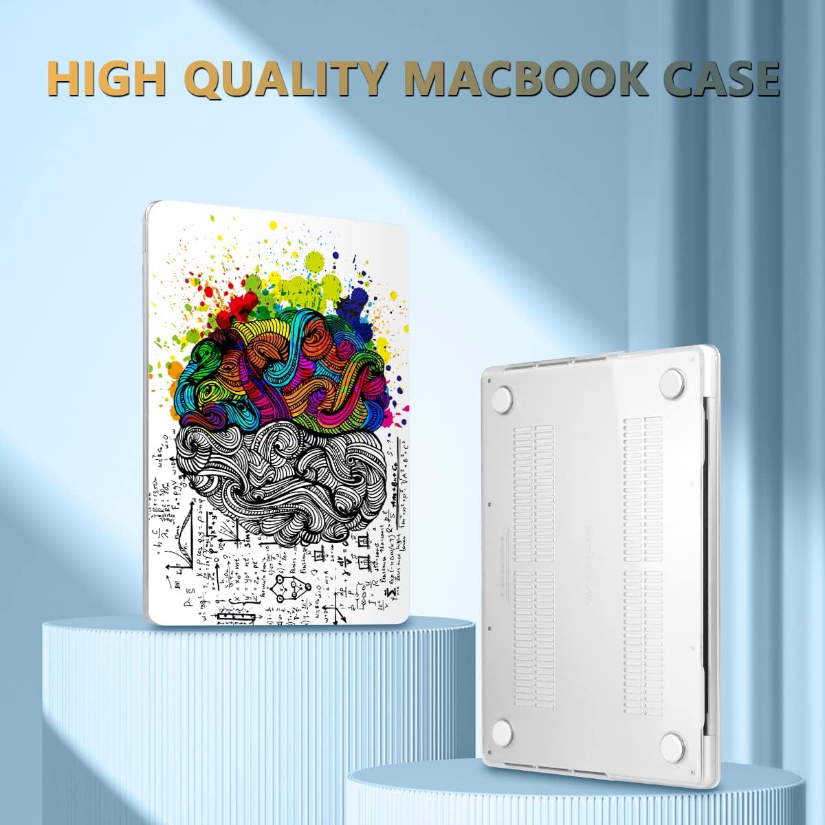 CISSOOK Creative Brain Hard Shell Case for MacBook Pro 14 inch Case 2024 2023 2022 2021 Release A3401 A3112 A3185 A2992 A2918 A2779 A2442, Brain Cover for MacBook Pro 14 M1 M2 M3 M4 Pro/Max Chip
