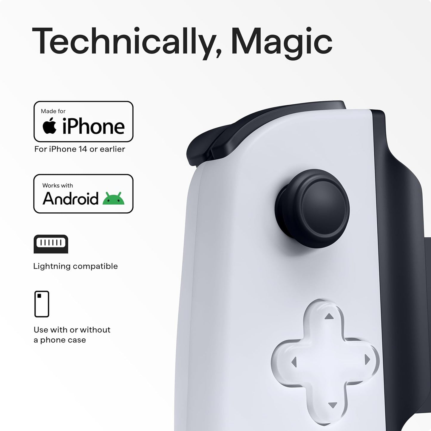 BACKBONE One Mobile Gaming Controller for iPhone (Lightning) - PlayStation Edition - 1st Gen - Turn Your iPhone into a Gaming Console - Play Xbox, PlayStation, Call of Duty, Roblox, Minecraft & More