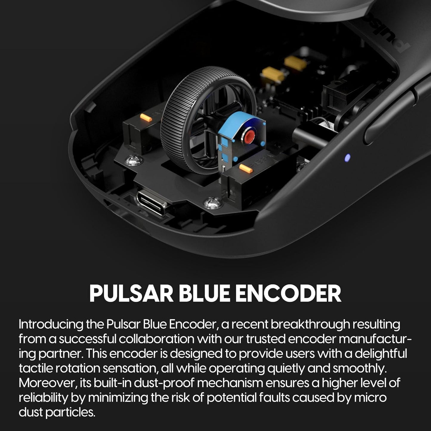 Pulsar Gaming Gears X2H Wireless Gaming Mouse, Ultra Lightweight 1.90 oz (54 g), Symmetrical, Optical Switch, 2.4 Ghz 1 ms, 26000 DPI, PAW3395 Sensor (Medium, Wireless, Black)