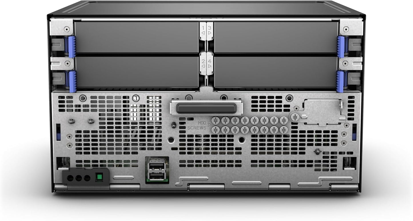 Hewlett Packard Enterprise ProLiant MicroServer Gen11 Tower Server, Intel Pentium Gold G7400 Processor, 16GB Memory, 1TB HDD Storage, External 180W US Power Supply (HPE Smart Choice P74439-005)