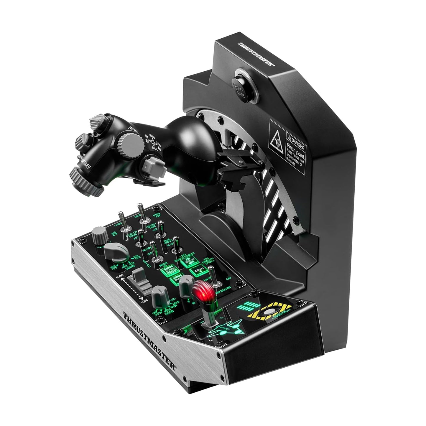Thrustmaster Viper TQS Mission Pack: Metal Throttle Quadrant System, Throttle and Control Panel Included, 64 Action Buttons, 6 Axes, Licensed by the U.S. Air Force (Compatible with PC)