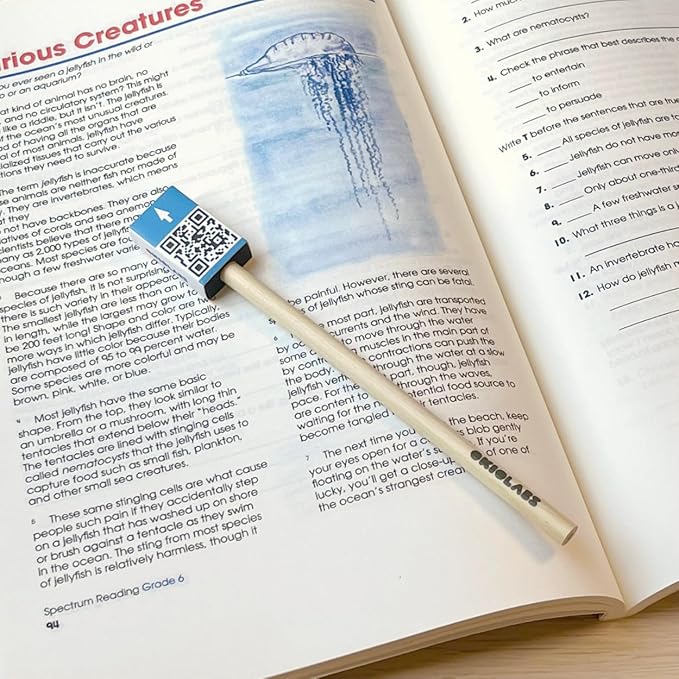 OKIOCAM S-4K 8MP Document Camera and Webcam 2-in-1 with OKIOPoint Smart Visual Pointer, Document Camera for Teachers, Compatible w PC, Mac, Chromebooks