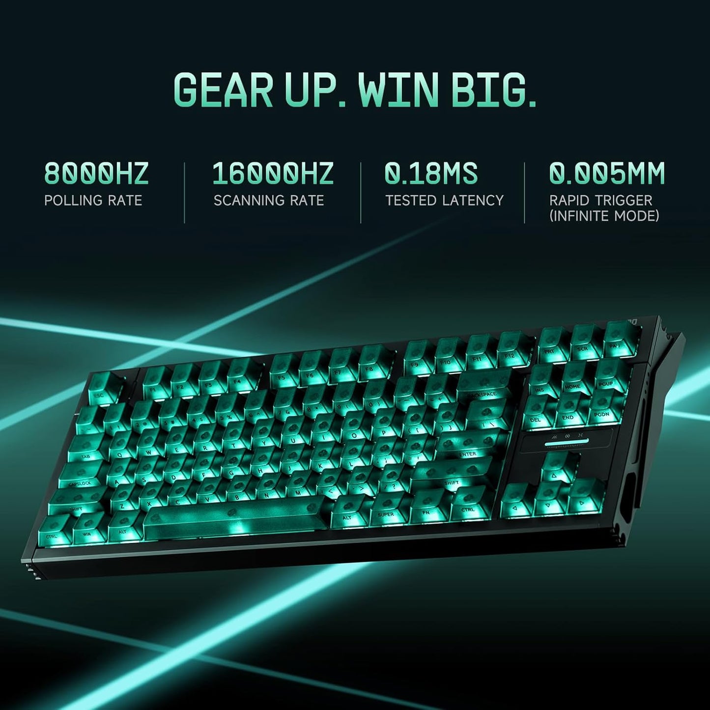 IQUNIX EZ80 RS Magnetic Switch Hall Effect Gaming Keyboard (Magnetic Jade Pro)
