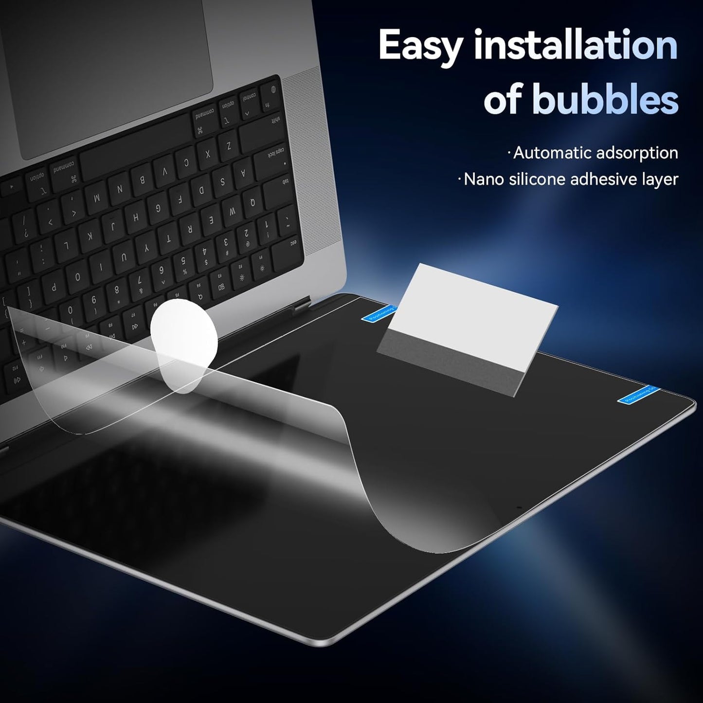 360° Laptop Privacy Screen 15.6 Inch for 16:9 Computer, 15" Monitor 4 Way Privacy Anti Glare Protector Blue Light Filter Shield Film Compatible with Lenovo/Hp/Dell/Acer/Asus/Thinkpad/Envy/Toshiba