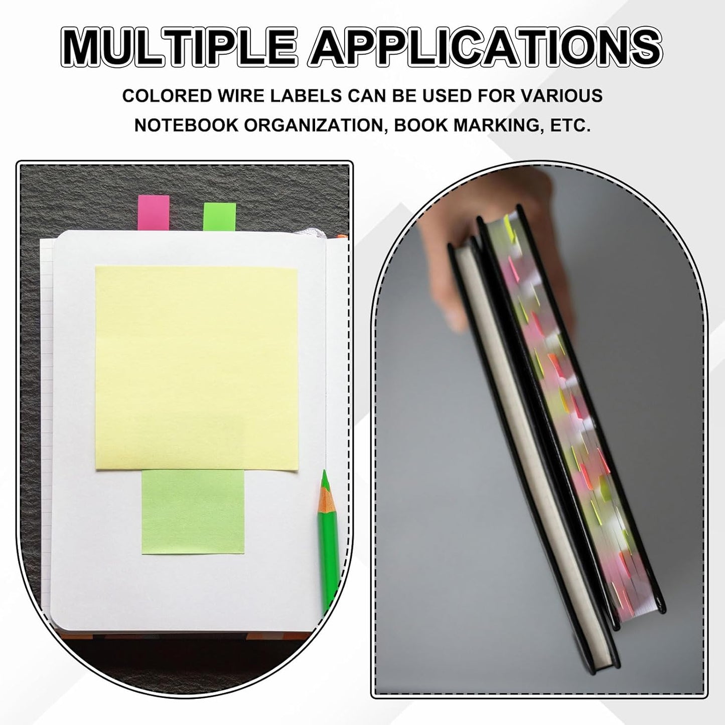 uxcell 300 Pcs Cable Labels, Waterproof Wire Cord Labels Tags, Cord Organizer Management Tags for Charger Cable Organizer Wire Markers Printer and Handwriting, Yellow