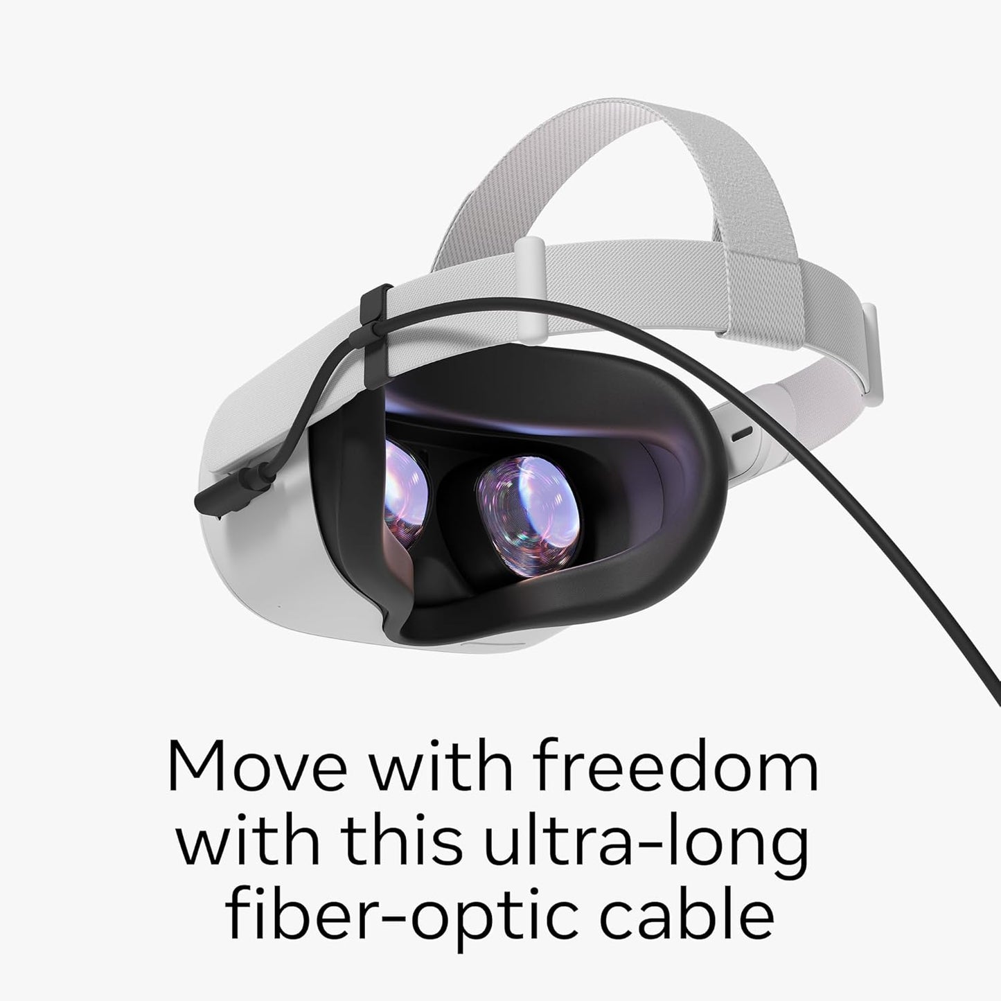 Meta Quest Link Cable - Virtual Reality Headset Cable for Quest - 16FT (5M) - PC VR