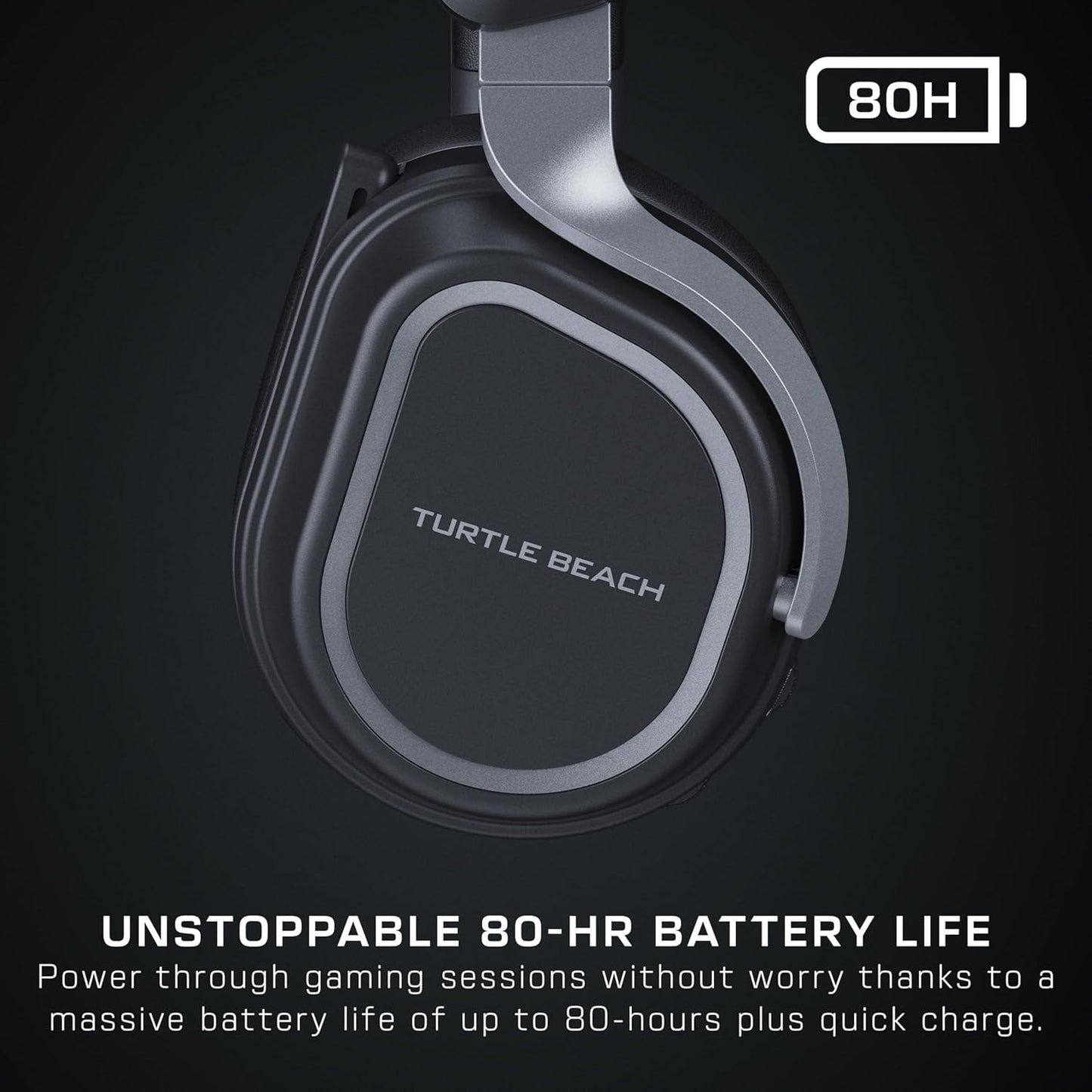 Turtle Beach Stealth 700 Gen 3 Wireless Multiplatform Amplified Gaming Headset for PS5, PS4, PC, Mobile – 60mm Drivers, AI Noise-Cancelling Mic, Bluetooth, 80-Hr Battery, Dual Transmitters – Black