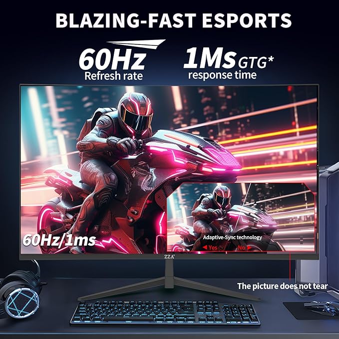 ZZA 32 Inch Curved Monitor 4k, Computer Screen 60HZ 4k UHD(3840 * 2160P) 3000R VA Panel, Gaming Monitor 4K AMD Freesync, 100% sRGB HDR10 Wall Mountable Installs(HDMI 2.0/DP 1.4 * 2)