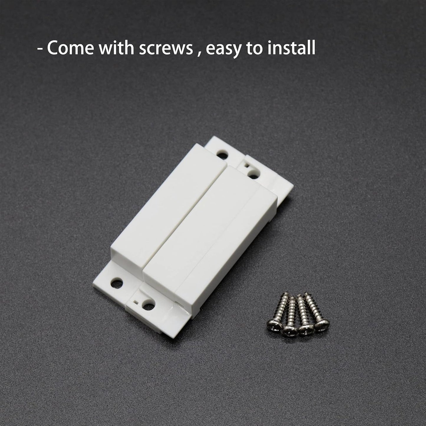 Magnetic Reed Switch NC NO COM Surface Mount Wired Door Window Contact Sensor with Cover for Home Security and Burglar Alarm Systems MC-31 5pcs