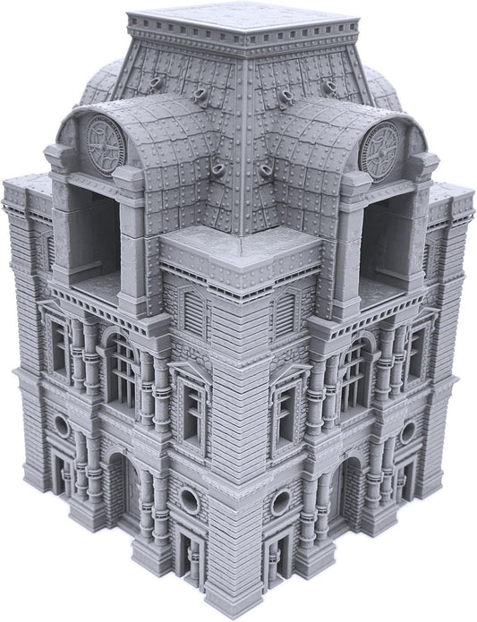 Barrel Riders Barracks by Printable Scenery, 3D Printed Tabletop RPG Scenery and Wargame Terrain 28mm Miniatures