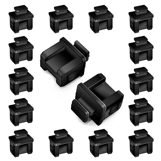 SFP SFP+ XFP Dust Covers Caps Suitable for Open Slot on Network Switch Silicone Type B 100pcs/pack