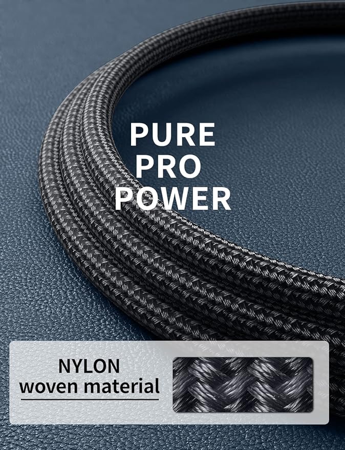 USB C to C Cable 1FT, 2Pack USB C Cable, Long Type C Fast Charging Cable Nylon Braided USBC Charger Cord Compatible with iPhone 17/16/15/Pro/Plus/Pro Max/Samsung Galaxy S23/LG and More