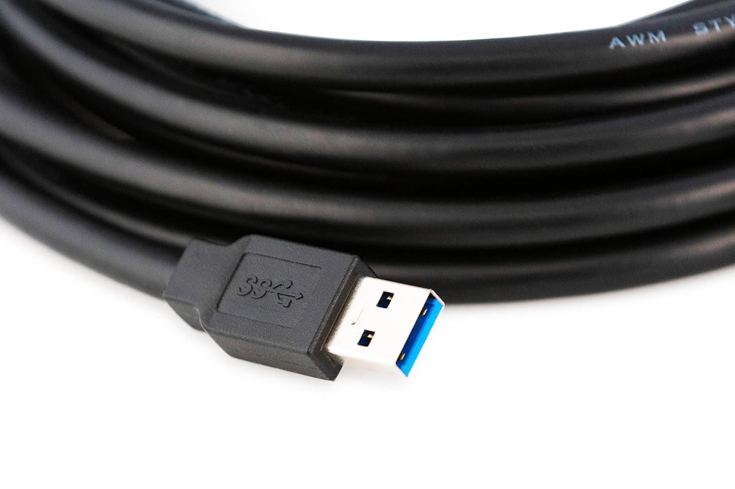 65 Feet Active USB Extension Cable 3.0 Male to Female with 3 Extension chipsets Signal Booster - Active Extension/Repeater Cord 20 Meters / 65 Feet (AC Power Supply Included)