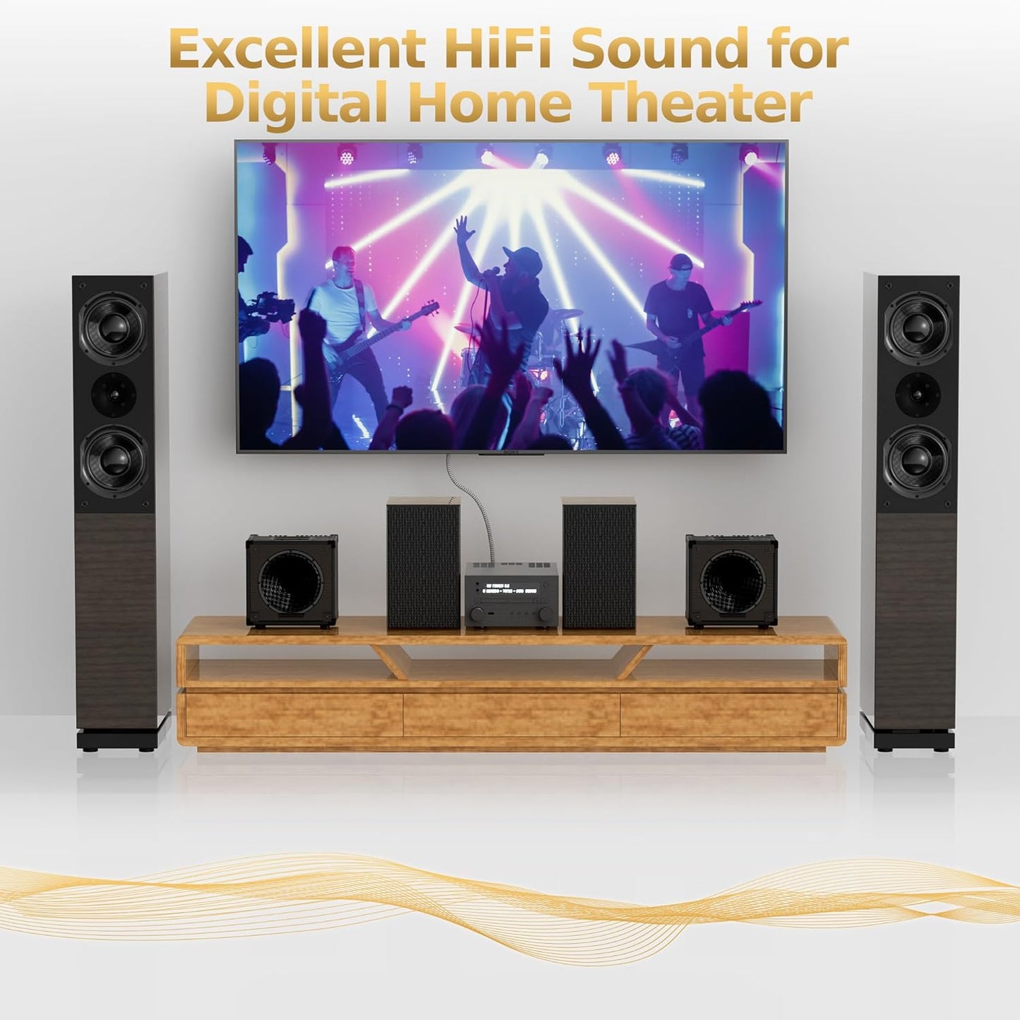 Optical Audio Cable 15 FT, Digital Audio Cable, Toslink Fiber Optic Cord, [Nylon Braided, Slim Aluminum Shell, Gold Plated Connector], for Home Theater, Sound Bar, PS4, Xbox, TV and More