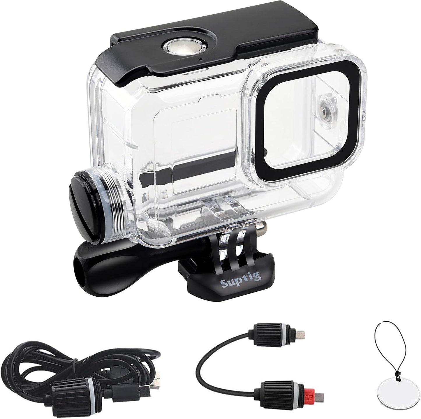 Suptig Waterproof Housing for GoPro Hero 13-9, Dive to 164Ft