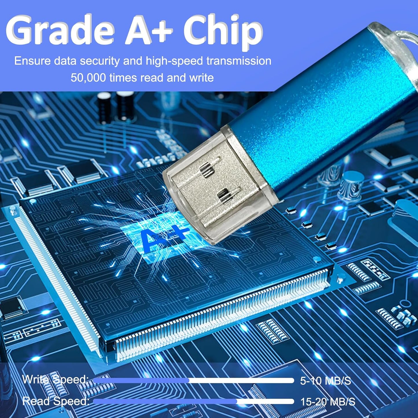 4GB USB Flash Drive 10 Pack Nicepicten USB 2.0 Thumb Drives Metal Jump Zip Drive Memory Stick Pendrive Memoria USB 4 GB with 10PCS Lanyard Label - Mixcolor 10 X 4GB Flash Drives