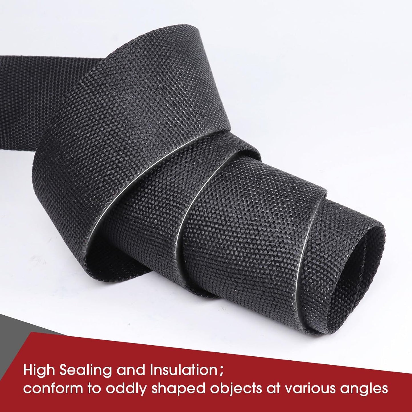 Heat Shrink Wire Loom 2:1 Shrinkable Braided Cable Sleeve 1-1/8 Inch ID-46ft Abrasion Protection Flexibility Fabric Wiring Harness Cover Sheath