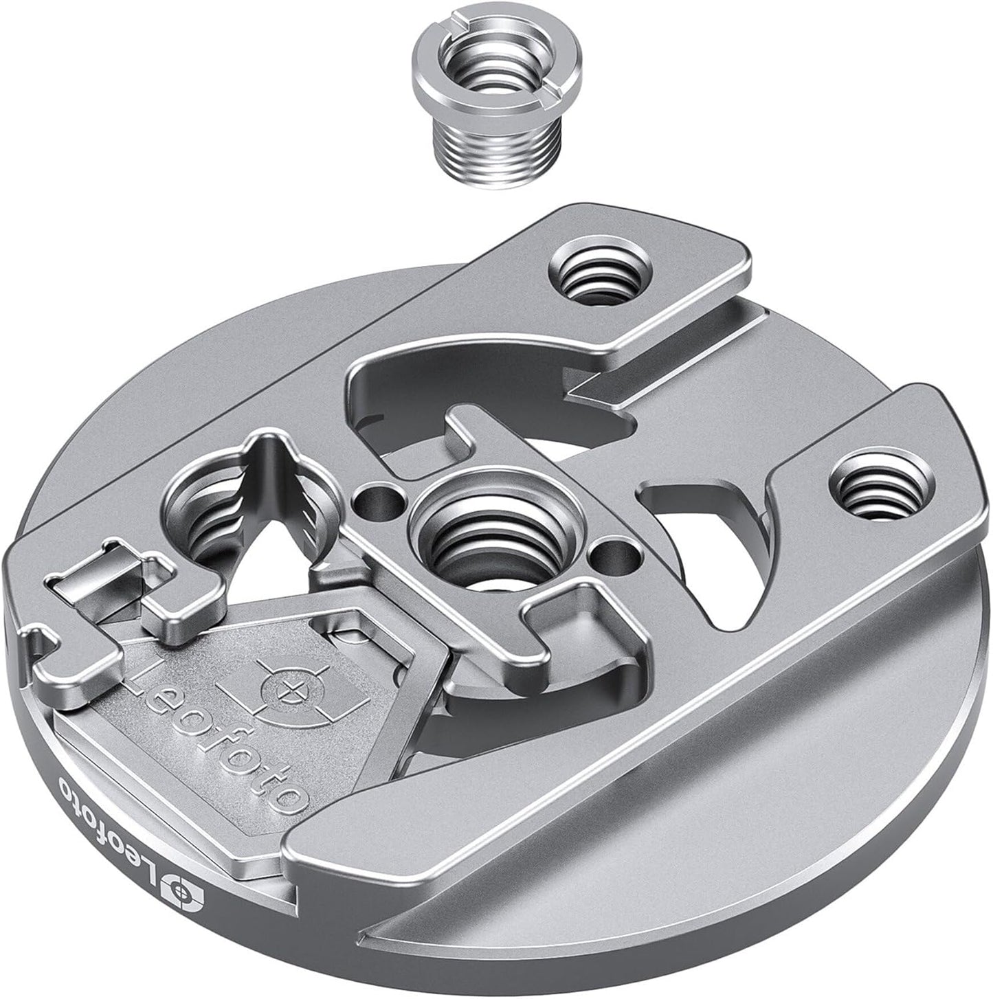 LEOFOTO PM-01 Magnetic Plate for Phones, Phone Stand with Hidden Tool, 1/4" and 3/8" Screw Hole, ARRI and Arca Compatible