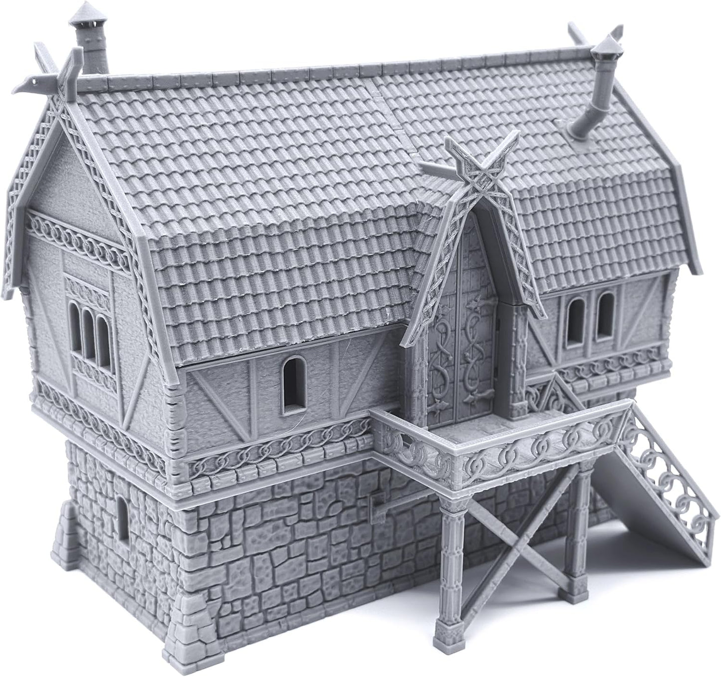 EnderToys The Brewhouse by Printable Scenery, 3D Printed Tabletop RPG Scenery and Wargame Terrain 28mm Miniatures