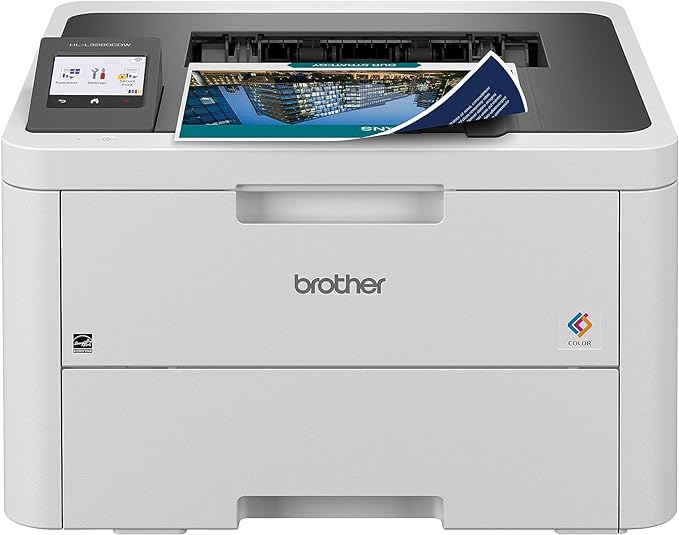 Brother HL-L3280CDW Wireless Compact Digital Color Printer with Laser Quality Output, Duplex, Mobile Printing & Ethernet | Includes 2 Month Refresh Subscription Trial¹,Works with Alexa