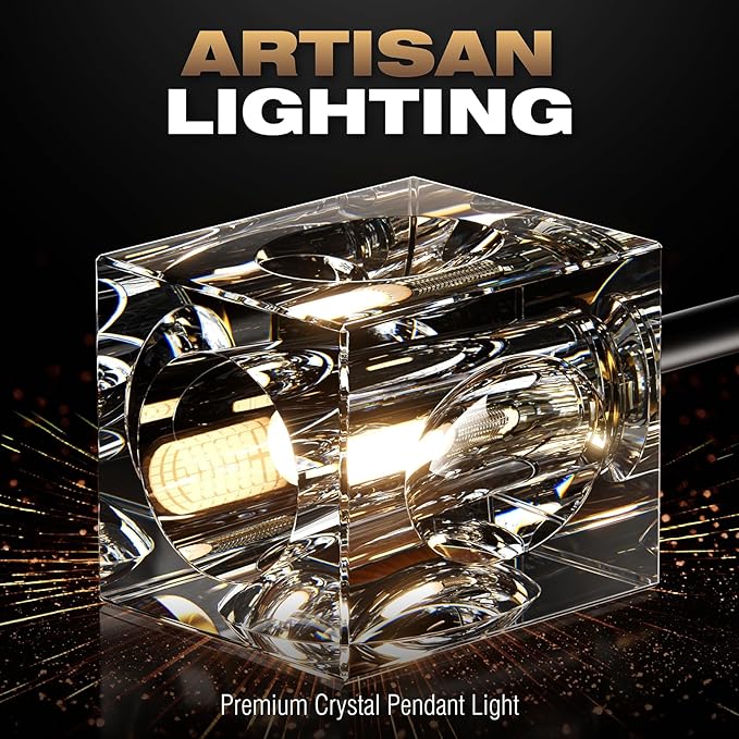 Semi Flush Mount Ceiling Light Fixture Modern 6 Lights Gold Crystal Chandelier,Brushed Nickel Sputnik Chandeliers for Hallway Entryway Bedroom Dining Room Farmhouse Kitchen Office