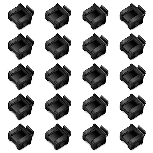 SFP SFP+ XFP Dust Covers Caps Suitable for Open Slot on Network Switch Silicone Type B 100pcs/pack