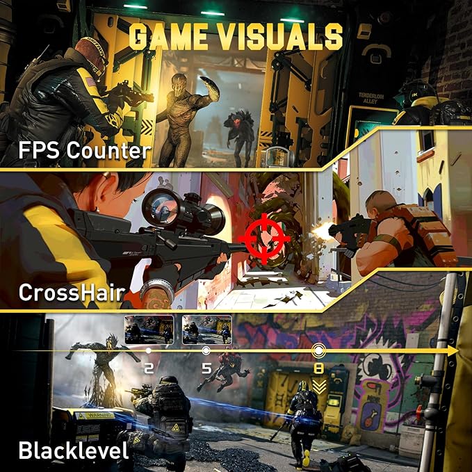 SANSUI 24.5 Inch 200Hz Gaming Monitor, FHD 1080P Fast IPS PC Gaming Monitor, 2 x HDMI2.0, 1 x DP1.4, FreeSync,128% sRGB HDR VESA Mountable (ES-G25X1, One HDMI Cable Included)