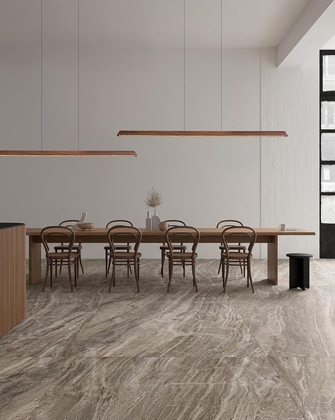 70" Wood Linear Pendant Light, Dimmable Kitchen Island Lighting with Remote, 30W LED Island Lights for Kitchen, Adjustable Linear Chandelier for Dinning Room Light Fixture, Bar, Pool Table - Walnut