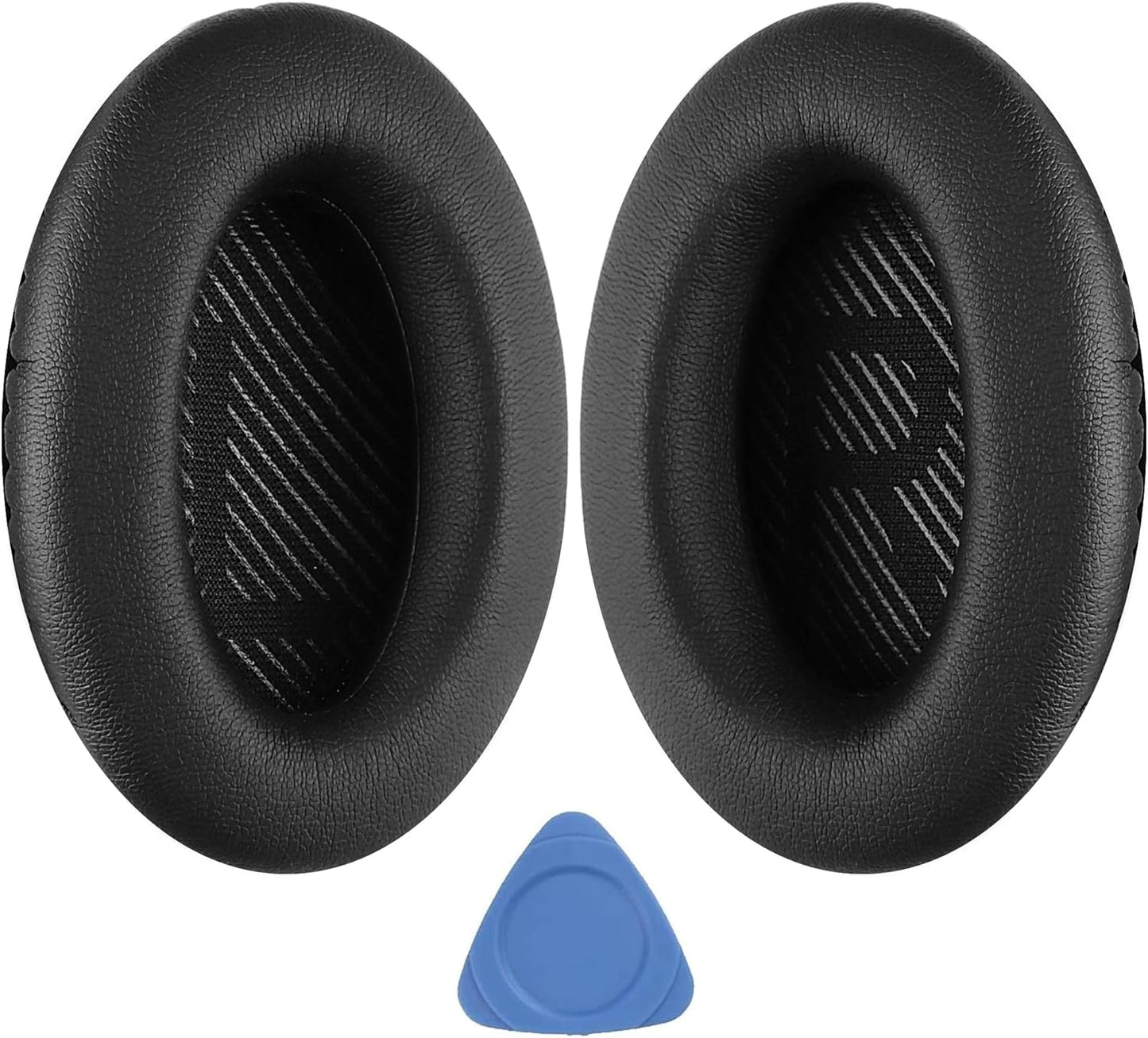 Replacement Ear Pads for Bose QuietComfort 35 (QC35) & Quiet Comfort 35 II (QC 35 ii) Headphones, EarPads Cushions with Noise Isolation Memory Foam, Softer Protein Leather, Added Thickness
