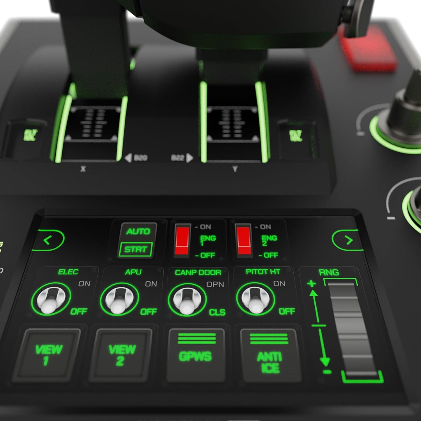 Turtle Beach VelocityOne Flightdeck Universal HOTAS Simulation System Joystick & Throttle for Air & Space Combat Simulation For Windows 10 & 11 PCs – Touch Display & Buttons, 139 Programmable Controls
