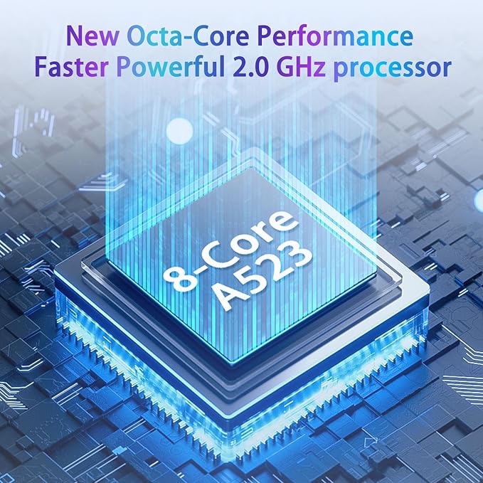 Tablet, Octa-core CPU, 1 Years Protection,12GB+64GB (Up to 1TB), 10.1 inch Android 14 Tablet, 800x1280 Resolution, WiFi 6 & Bluetooth 5, Dual Speakers