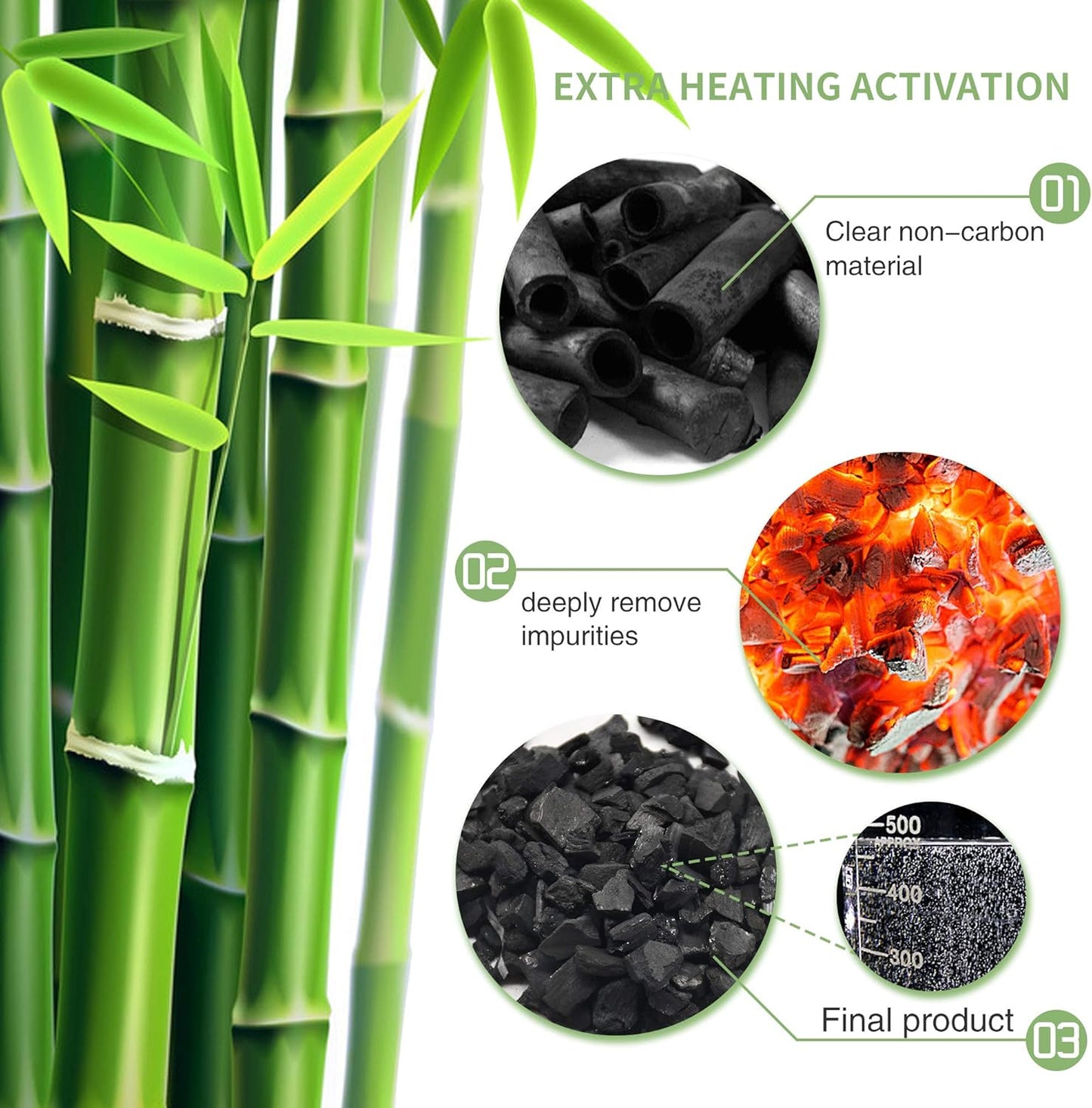 12 Pack Bamboo Air Purifying Bag, Activated Charcoal Bags Odor Absorber, Moisture Absorber, Natural Car Air Freshener, Shoe Deodorizer, Odor Eliminators For Home, Pet, Closet (6x50g, 6x150g)