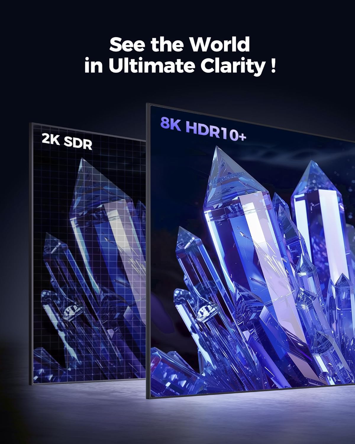 Silkland Long 10K 8K HDMI 2.1 Cable 50ft, (Upgrade Braided) Ultra High Speed HDMI Cable [8K@60Hz, 4K@120Hz] 48Gbps, HDR 10+, eARC, ARC, HDCP 2.2/2.3, Compatible for PS5/Xbox/Soundbar/Roku TV