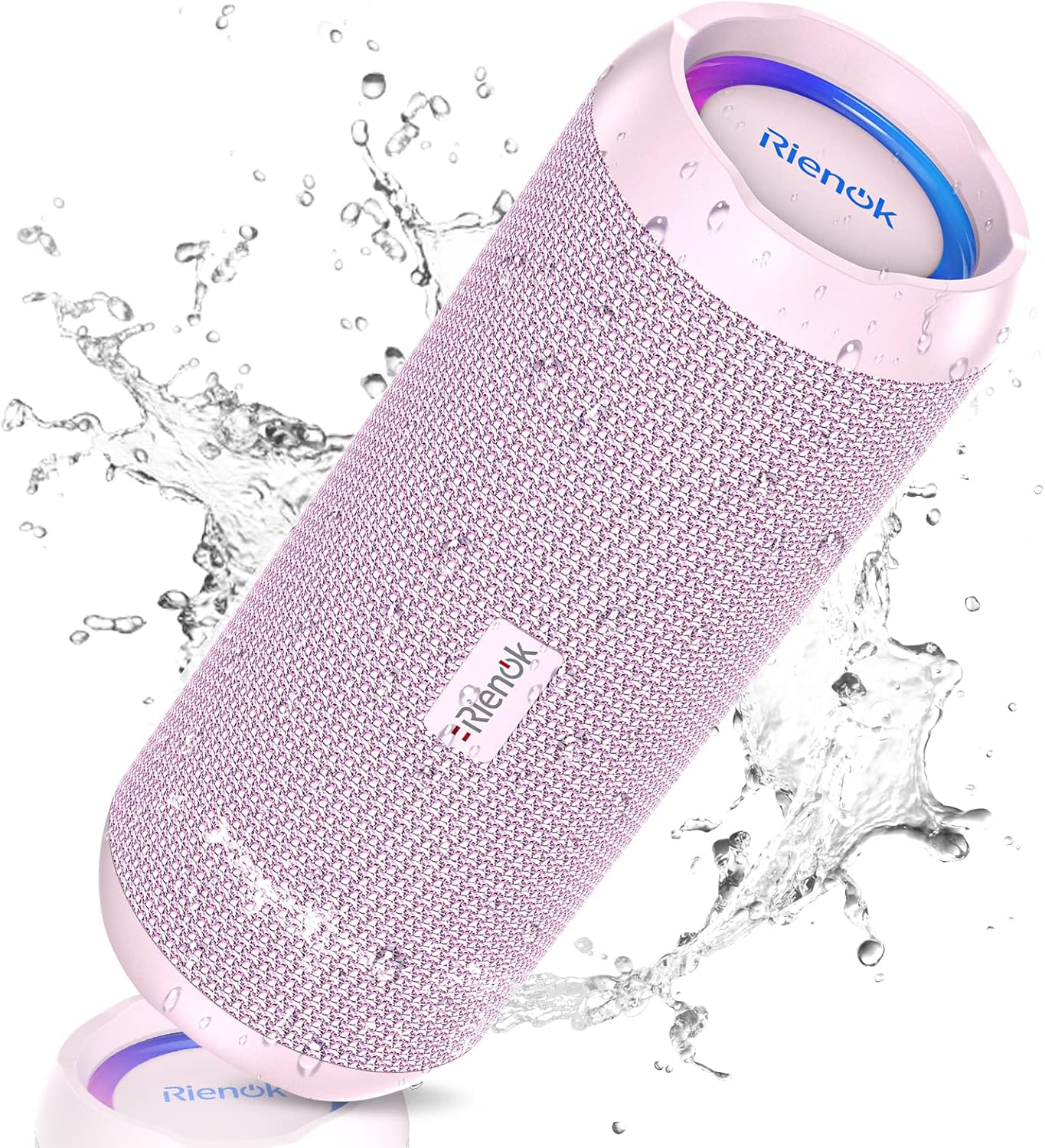 RIENOK Portable Bluetooth Speaker 30W Dual Pairing True Wireless Stereo HD Sound IPX7 Waterproof Outdoor Sport Shower Wireless Speaker Bluetooth 5.3 for Home Party