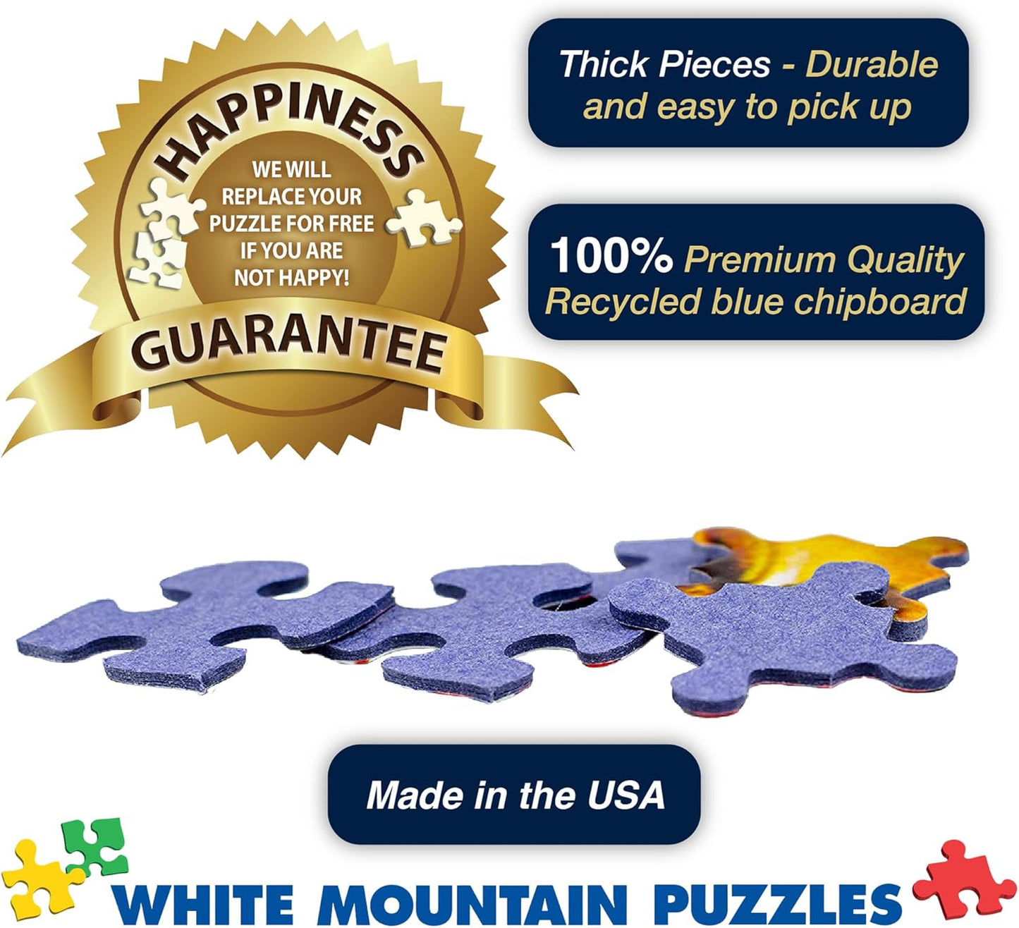 White Mountain in The Cheap Seats Jigsaw Puzzles for Adults 500 Pieces Baseball Puzzle